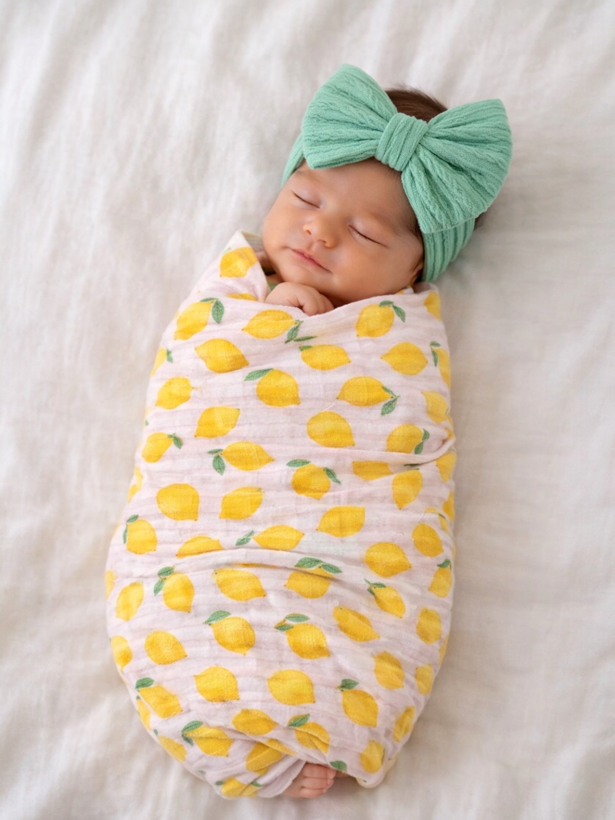 Muslin Swaddle / Lemon Sorbet