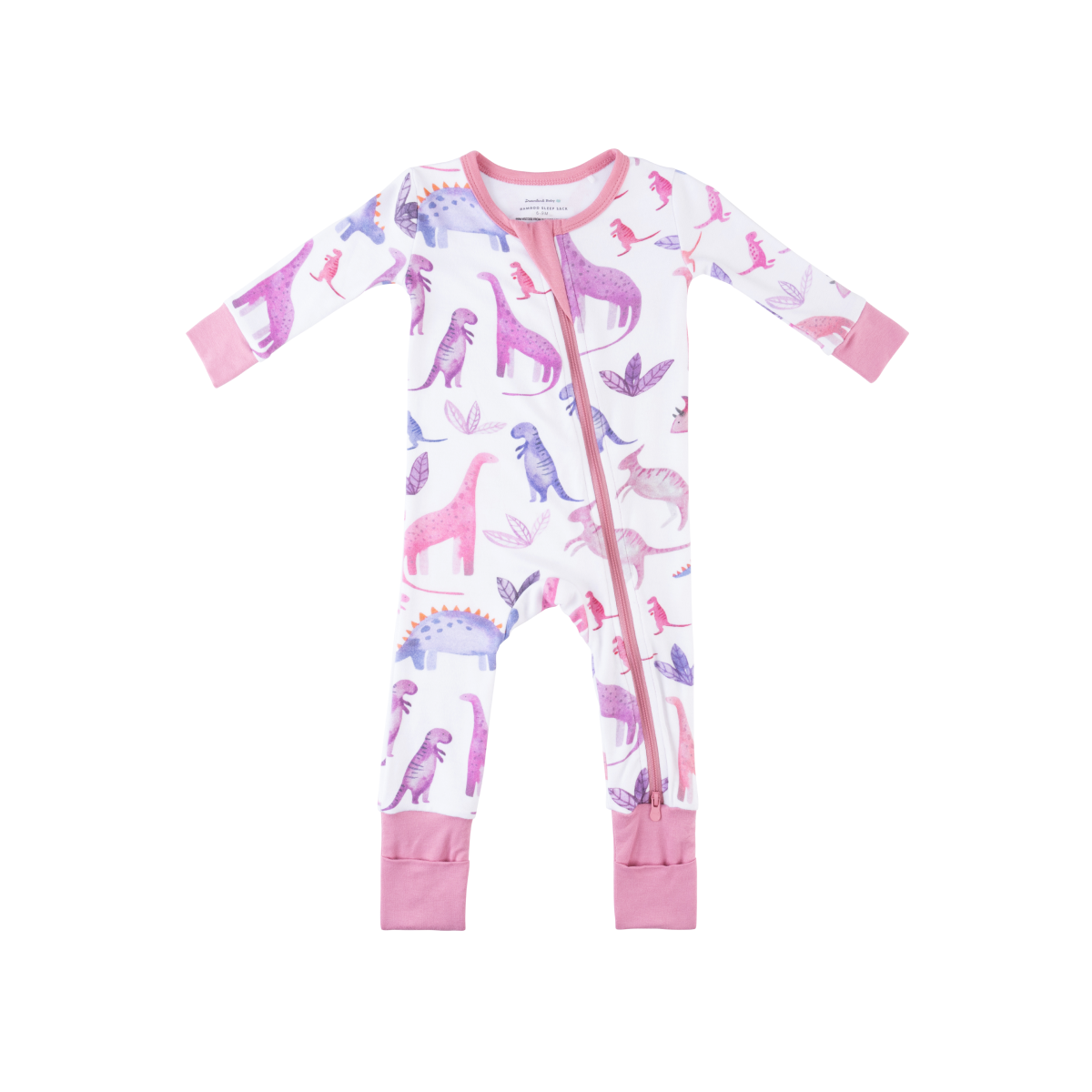 Bamboo Pajamas - Rosy Dinos