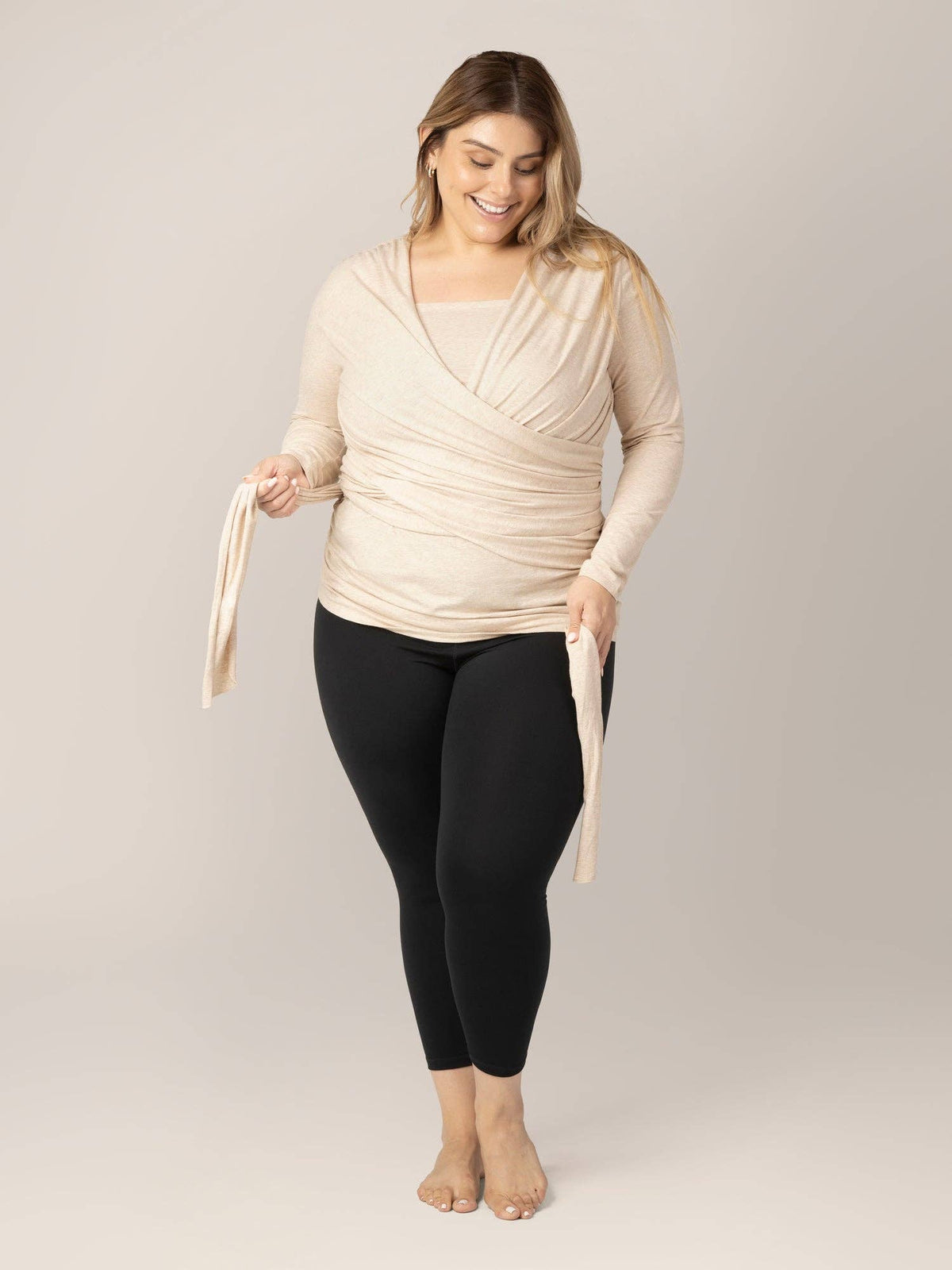 Organic Cotton Skin to Skin Long Sleeve Wrap Top