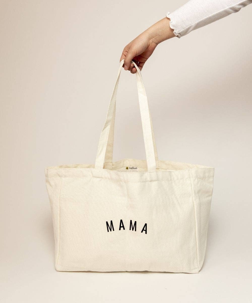 Mama Canvas Tote Bag | Diaper Bag