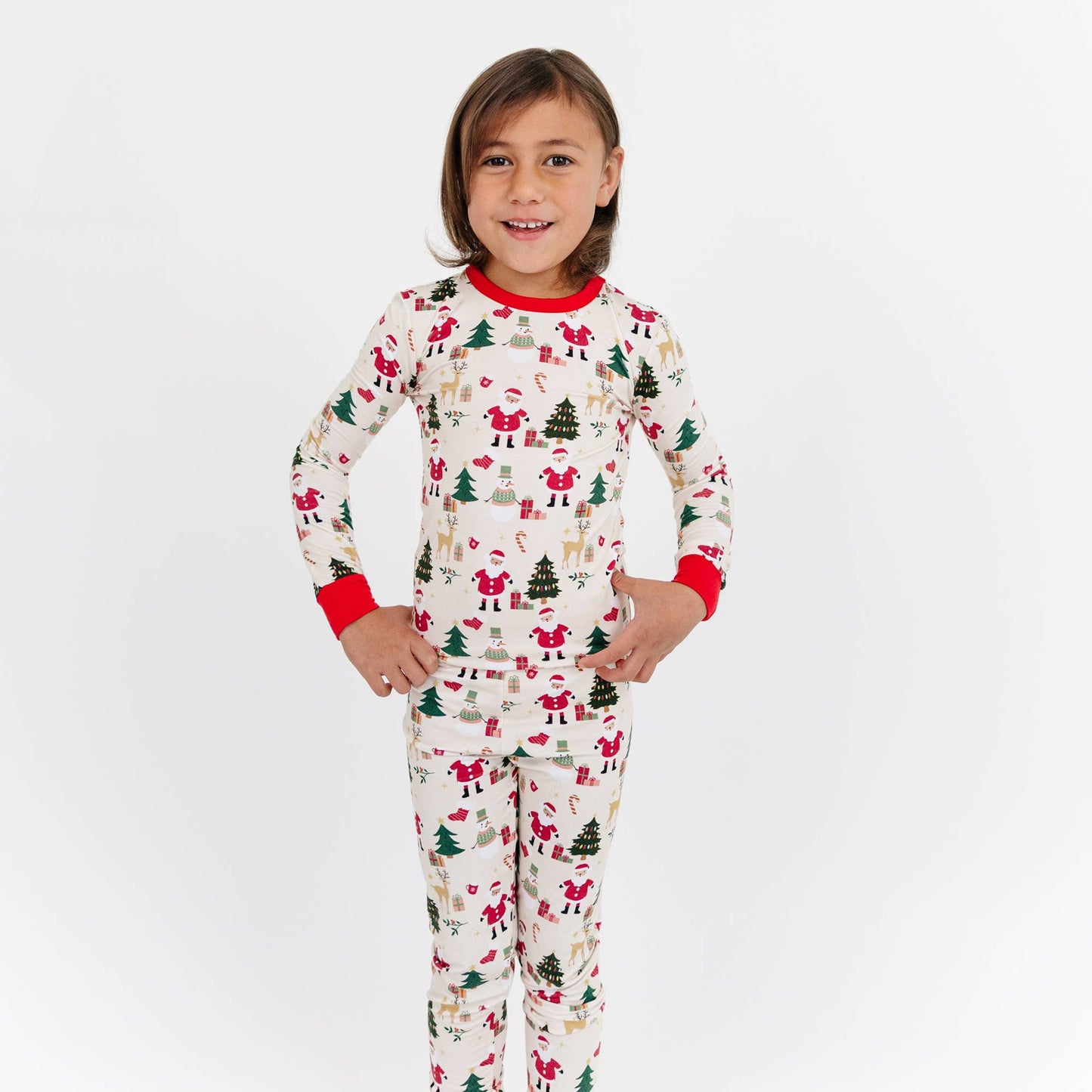 Christmas Bamboo Kids Pajama Pants Set