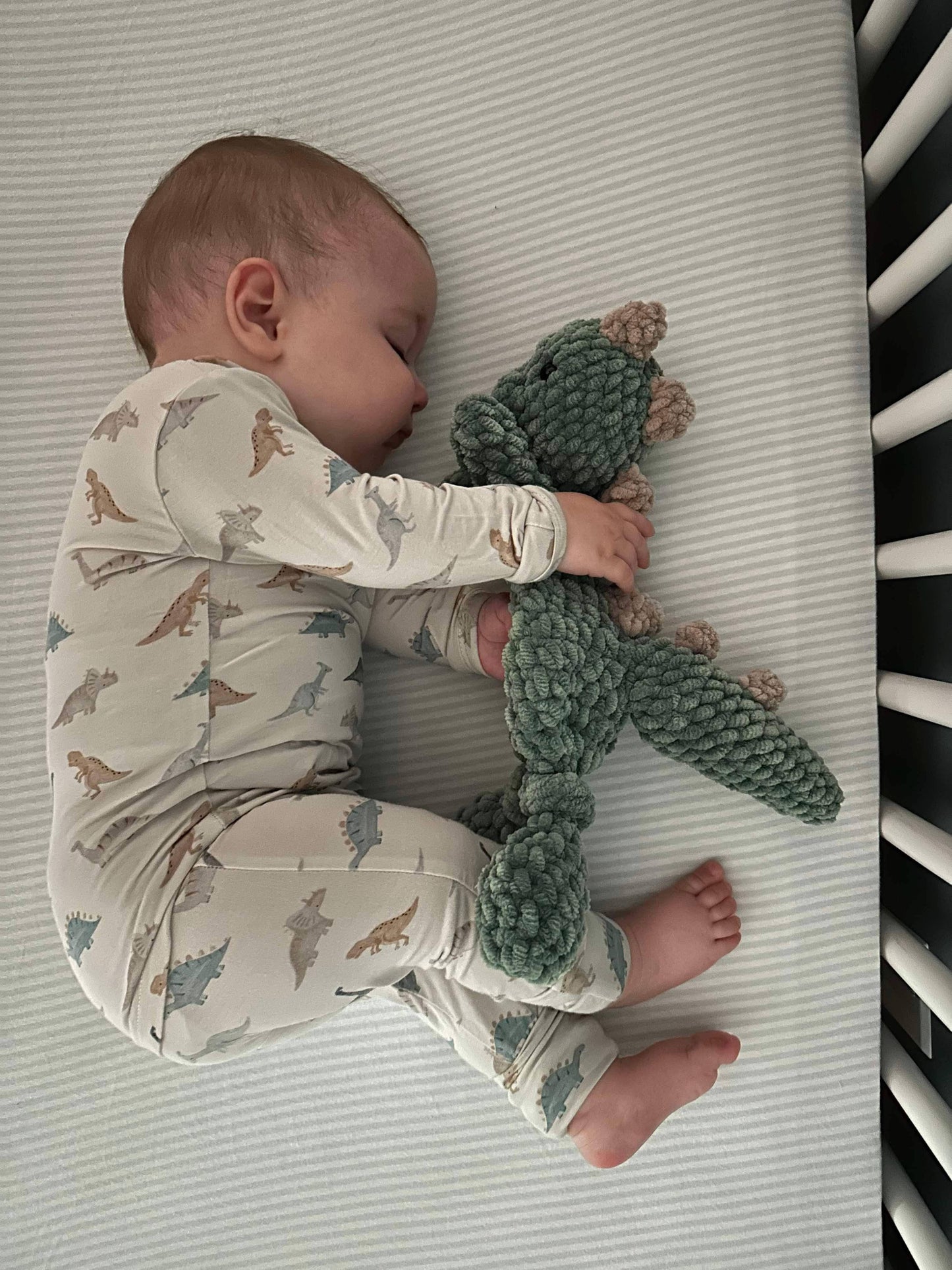 Snugglesaurus 2pc Henley Bamboo Pajamas Baby Toddler Dino PJ