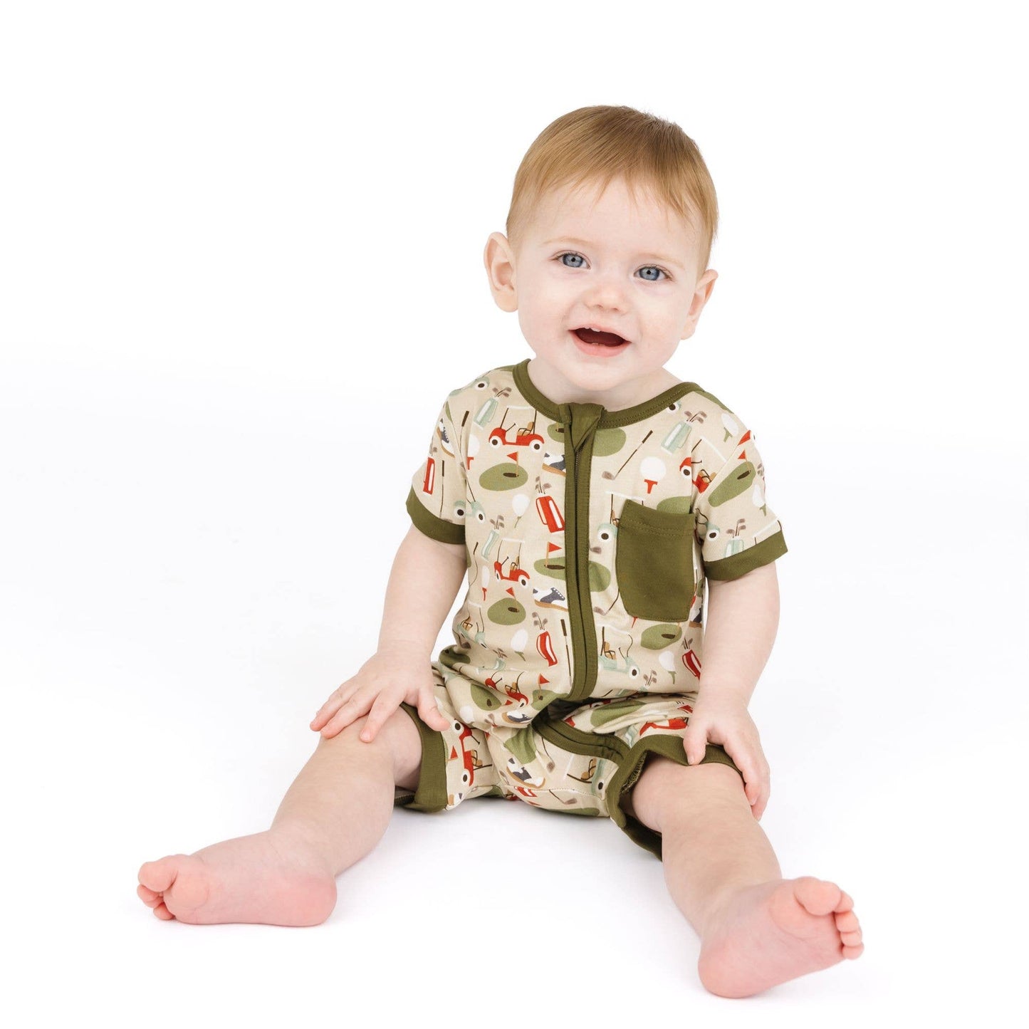 Tee Time Golf Bamboo Romper