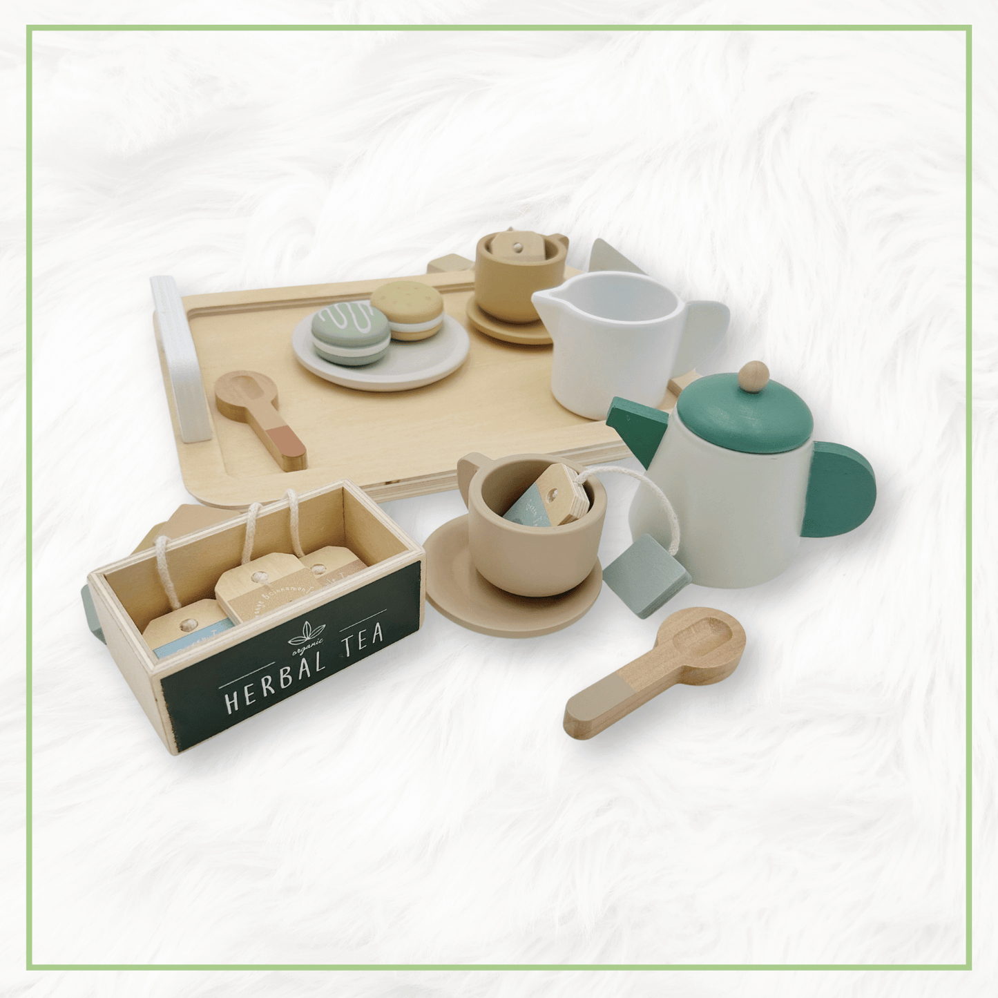 Wooden Tea Party Set