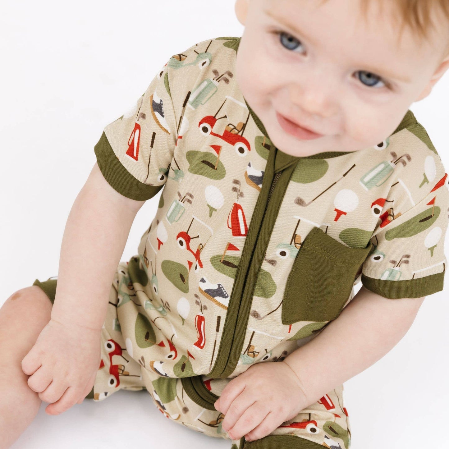 Tee Time Golf Bamboo Romper