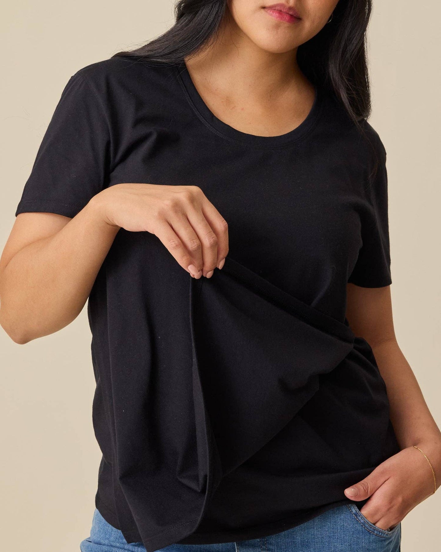 Relaxed Maternity & Nursing T-shirt