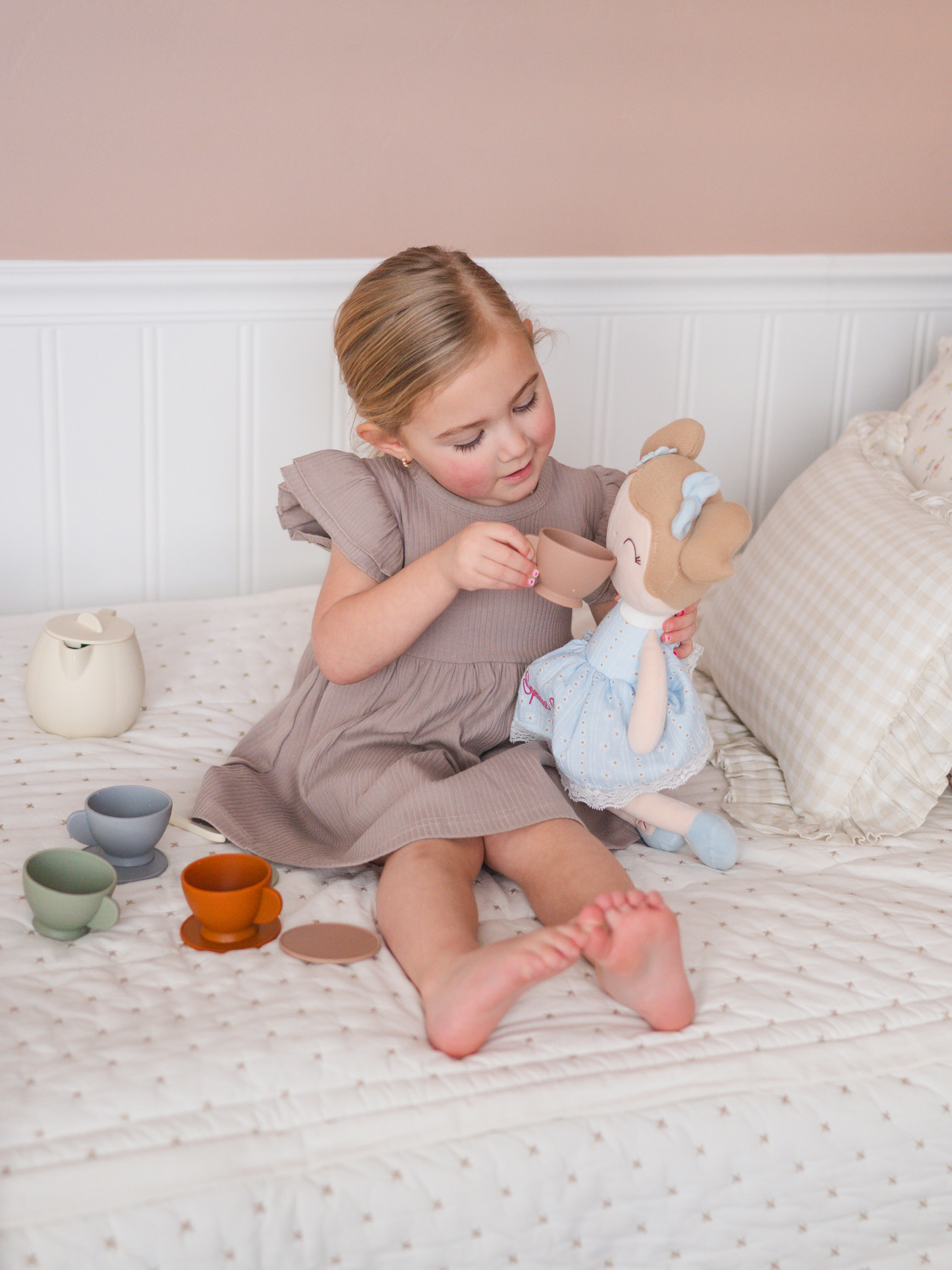 Silicone Tea Set | Kids Pretend Playset