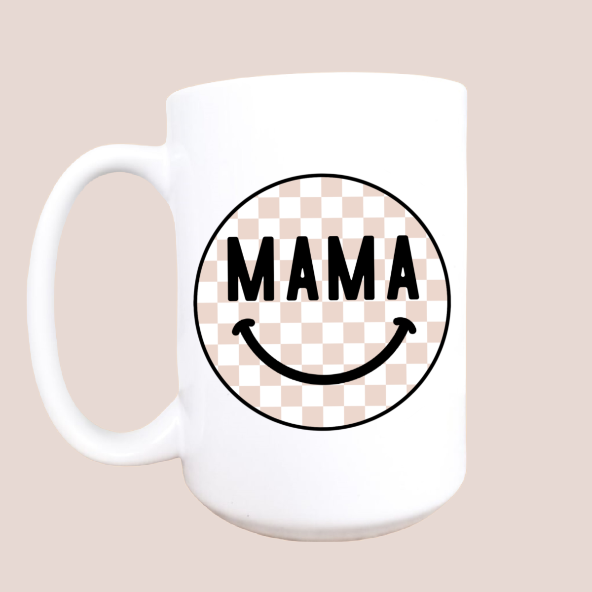 15oz checker mama ceramic mug