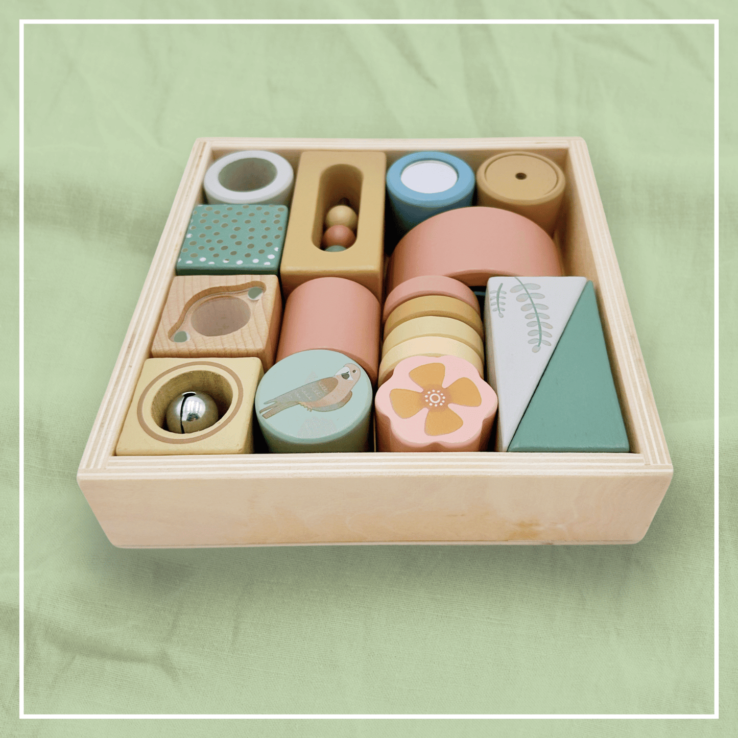 Wooden Activity Blocks 15pc