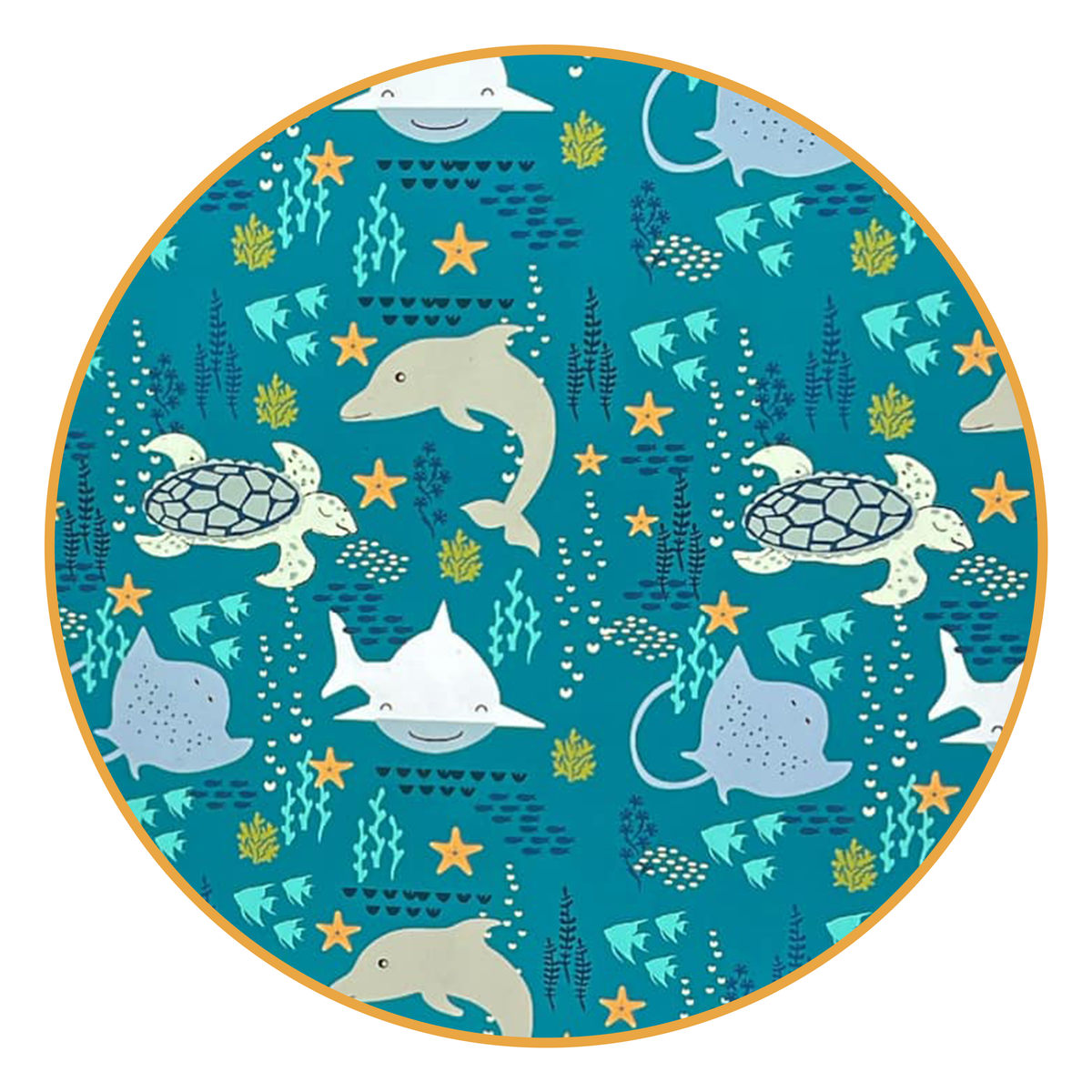Ocean Friends Bamboo Baby Lovey