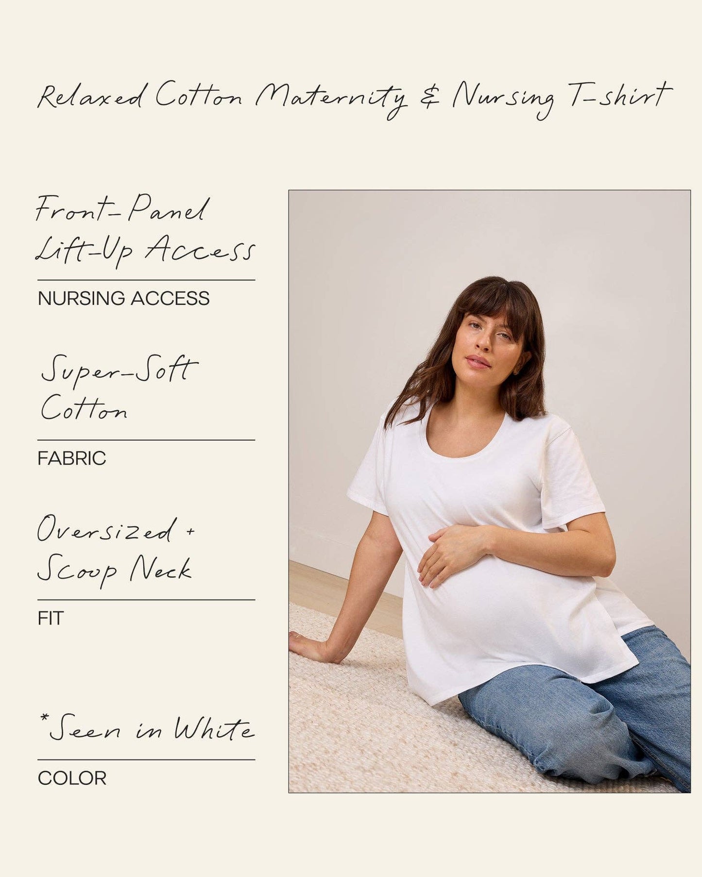 Relaxed Maternity & Nursing T-shirt