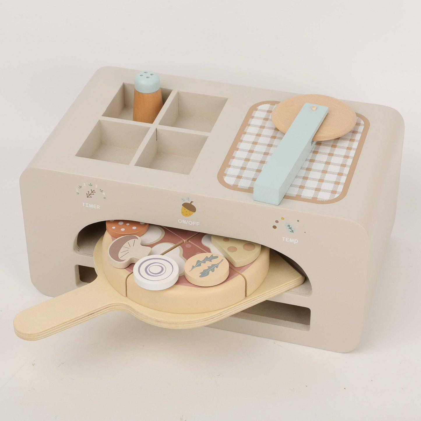 Wooden Pizza Oven Set